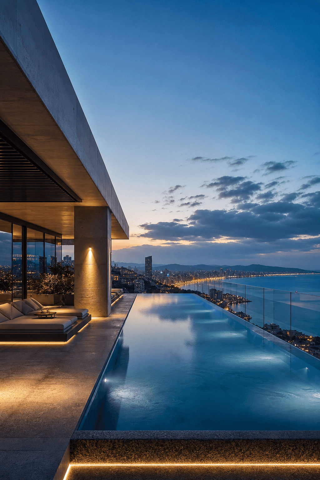 Rooftop pool